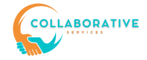 Collaborative Services Logo- Two hands meeting to form the letter C.